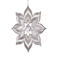 Windspiel Blüte Dalia L mit 30mm Kristalldiamant Windspiel Blüte Dalia L mit 30mm Kristalldiamant
