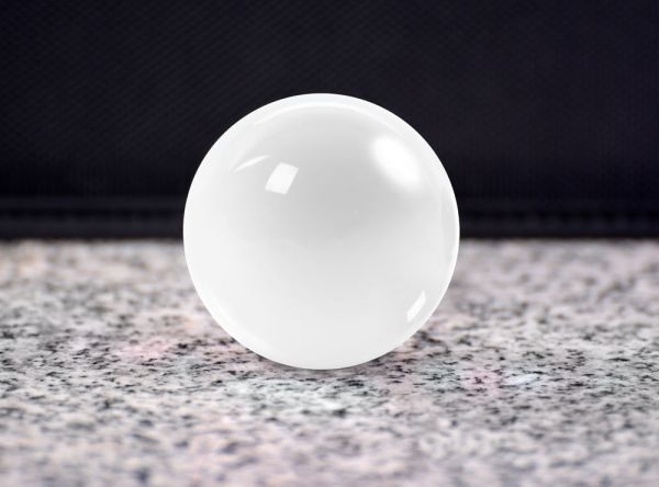 Glaskugel 70mm Opal weiß