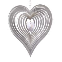 Windspiel Herz Amica - Cara mit 28 mm klarem Kristallherz Windspiel Herz Amica - Cara mit 28 mm klarem Kristallherz