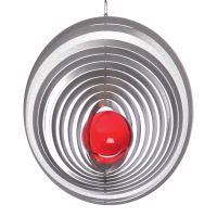 Windspiel Kreis Exzentra mit -XL 70mm Glaskugel Windspiel Kreis Exzentra mit -XL 70mm Glaskugel