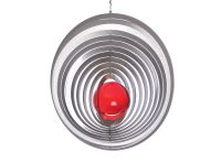 Windspiel Kreis Exzentra -L mit 50mm Glaskugel Windspiel Kreis Exzentra -L mit 50mm Glaskugel