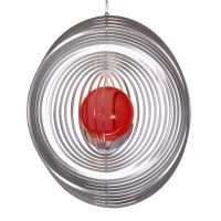 Windspiel Kreis - L mit 50mm Glaskugel Windspiel Kreis - L mit 50mm Glaskugel