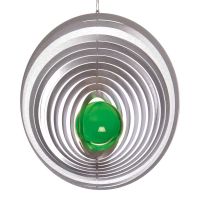 Windspiel Kreis Exzentra mit 35 mm Glaskugel Windspiel Kreis Exzentra mit 35 mm Glaskugel