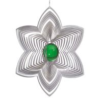 Windspiel Blüte Lilia - XL mit 50 mm Glaskugel Windspiel Blüte Lilia - XL mit 50 mm Glaskugel